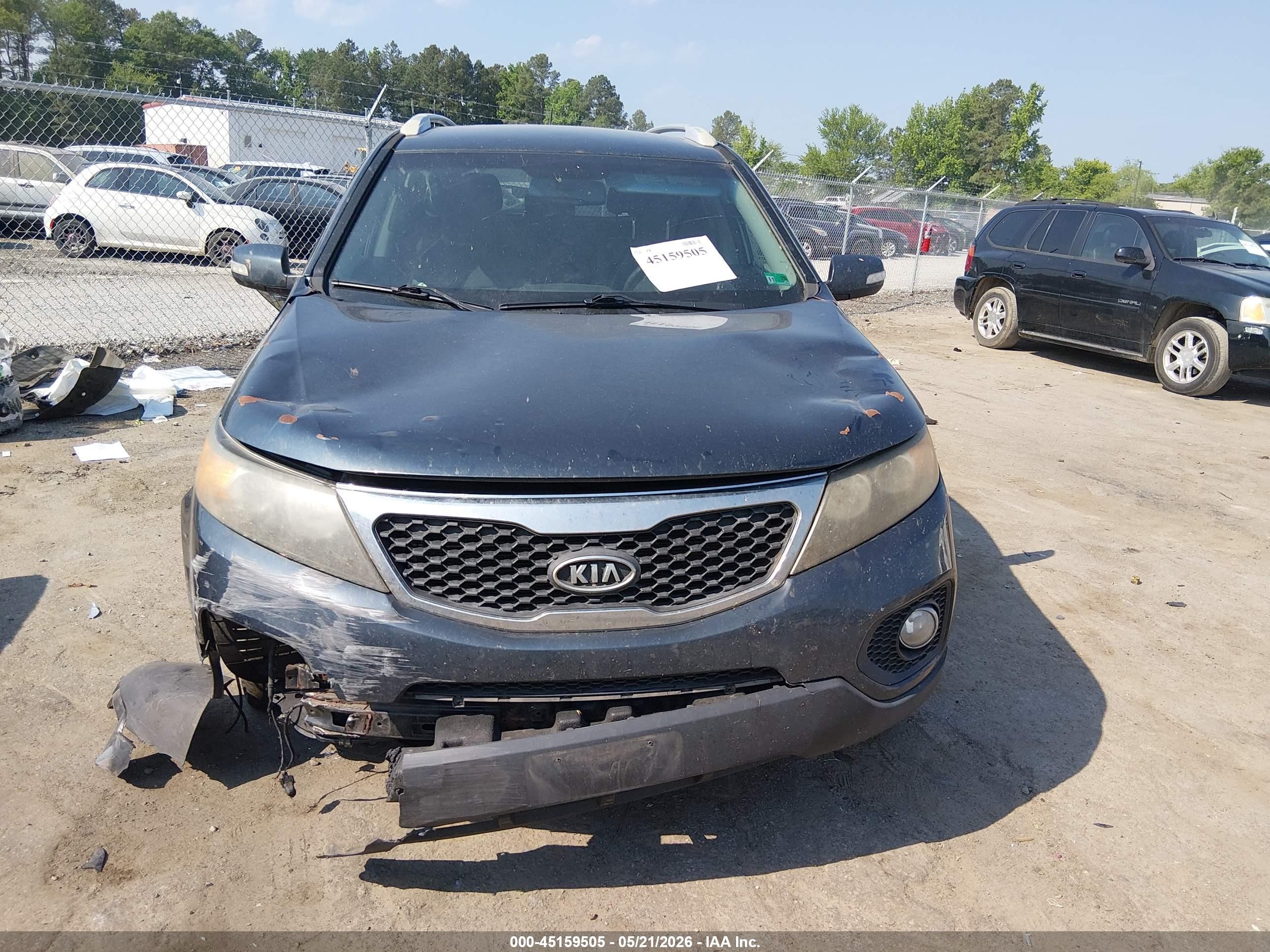 2011 Kia Sorento Lx Blue vin: 5XYKT3A11BG089924