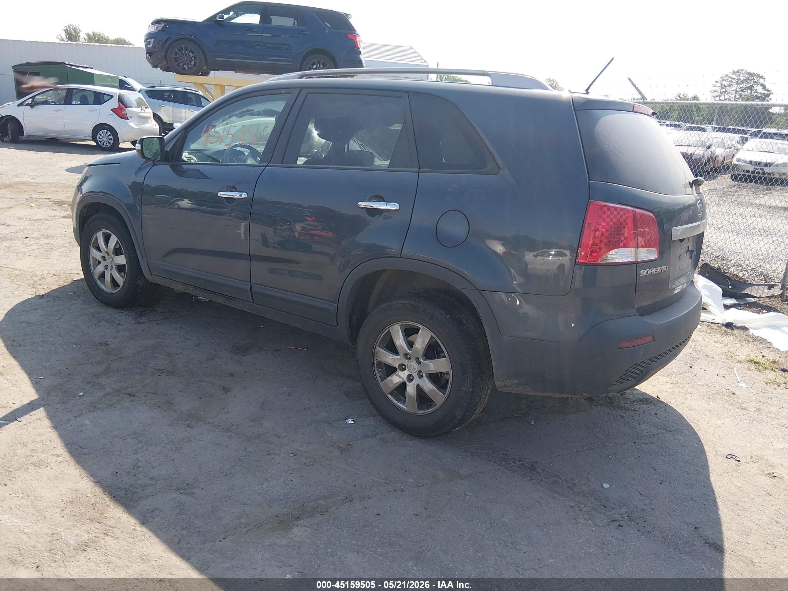 2011 Kia Sorento Lx Blue vin: 5XYKT3A11BG089924