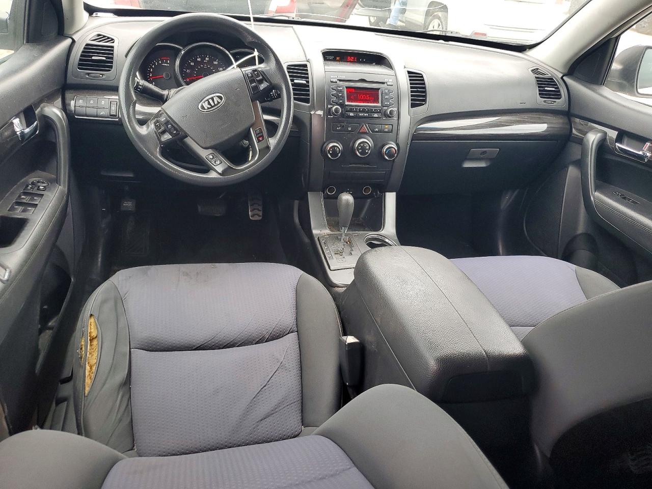 2012 Kia Sorento Lx Silver vin: 5XYKT3A11CG193153