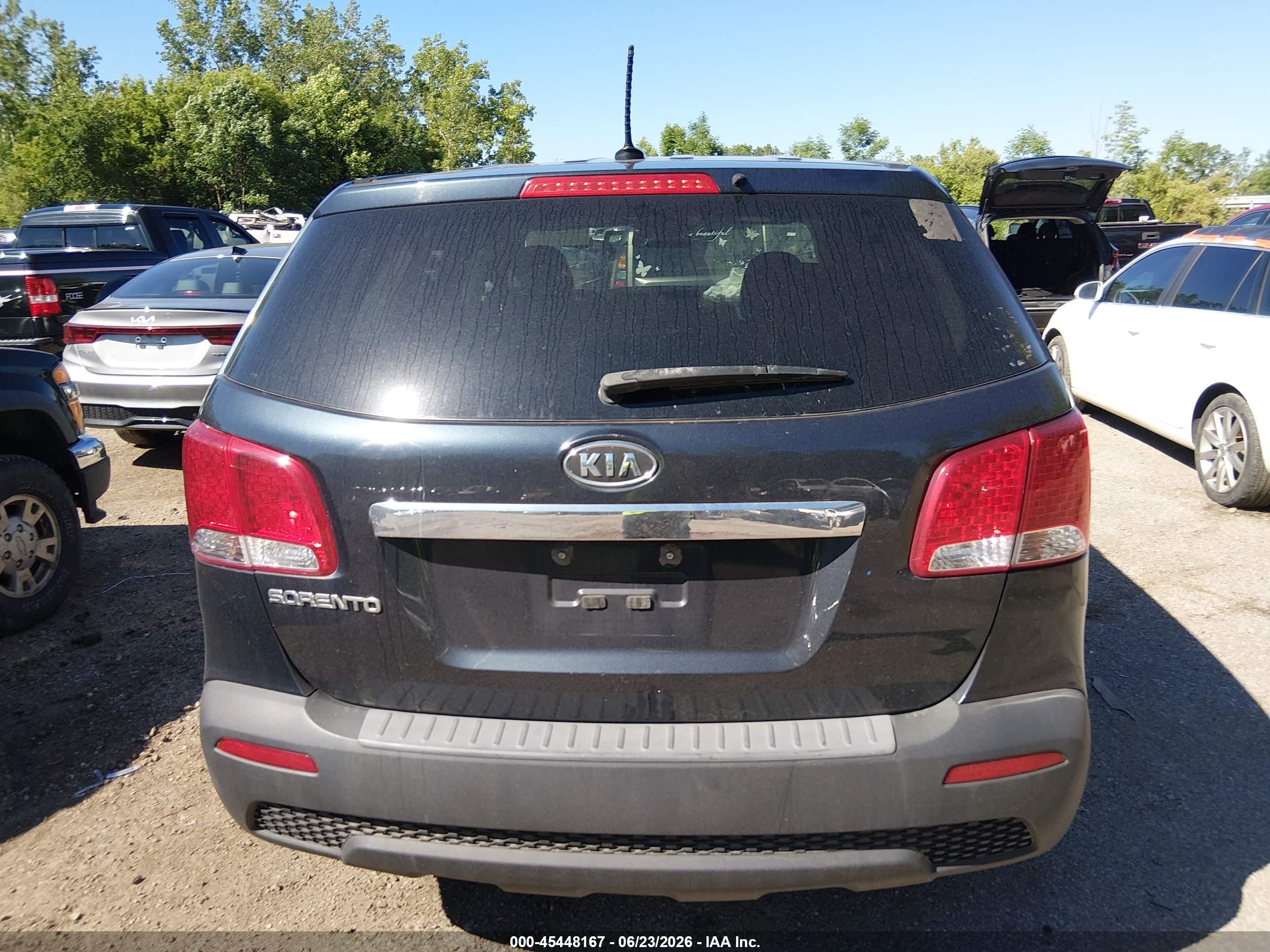 2013 Kia Sorento Lx Blue vin: 5XYKT3A11DG335325