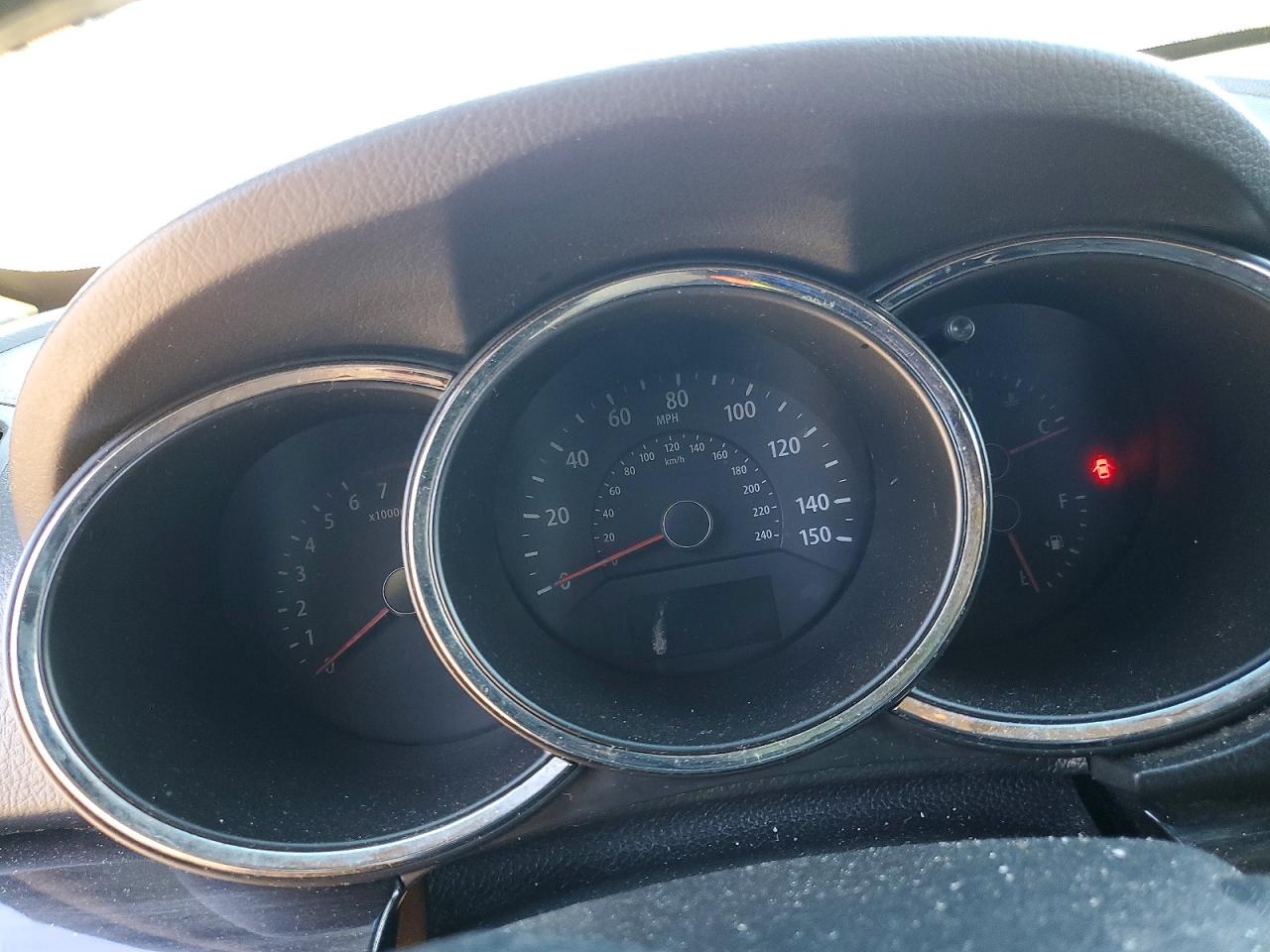 2013 Kia Sorento Lx Burgundy vin: 5XYKT3A11DG337673