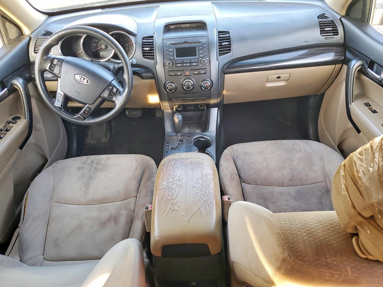 2013 Kia Sorento Lx Burgundy vin: 5XYKT3A11DG337673
