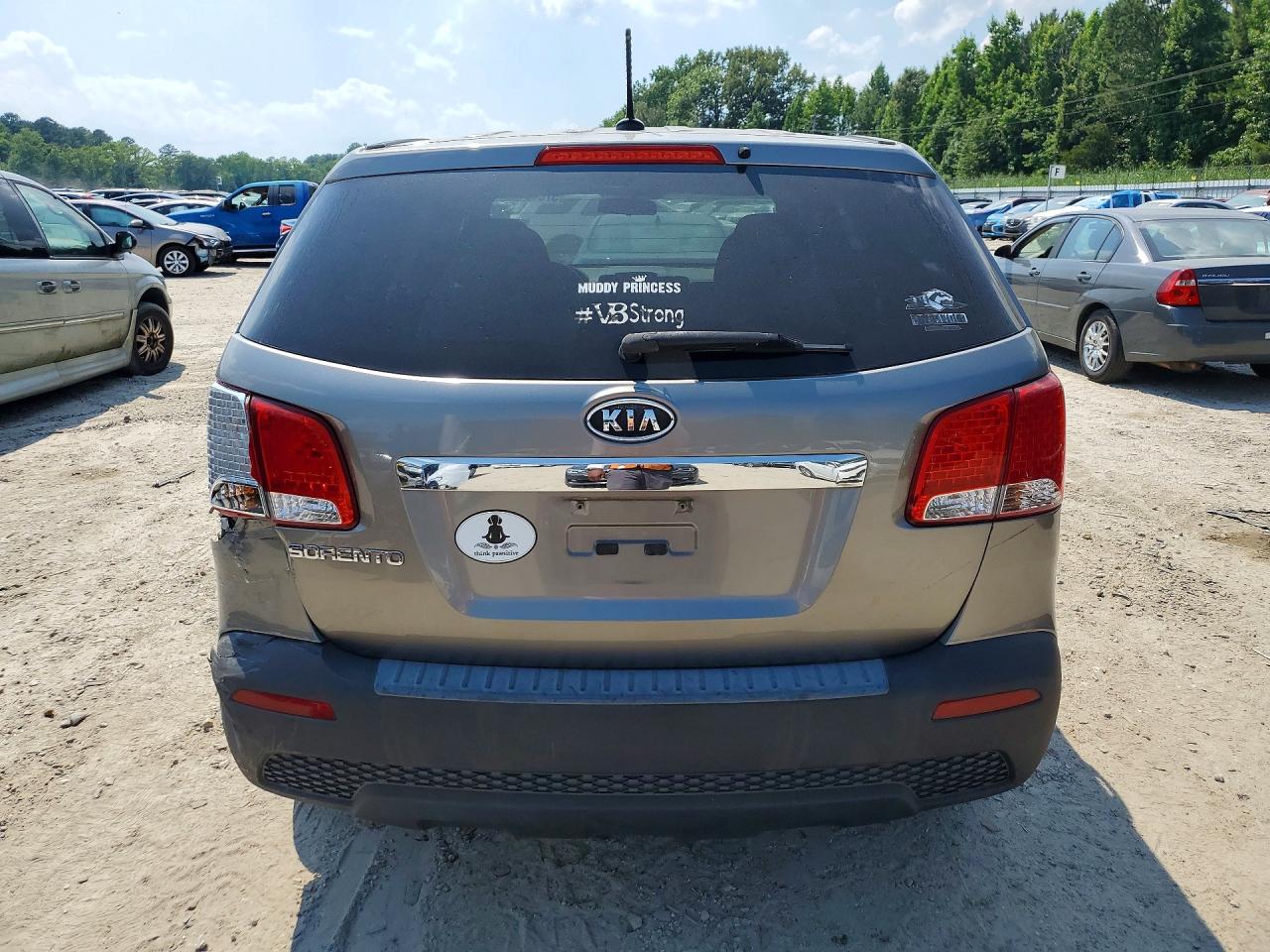 2013 Kia Sorento Lx Charcoal vin: 5XYKT3A11DG378420