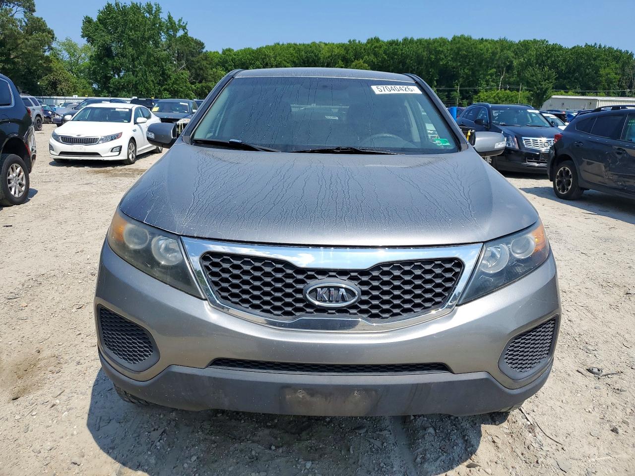 2013 Kia Sorento Lx Charcoal vin: 5XYKT3A11DG378420