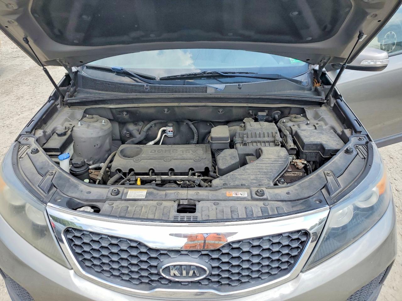 2013 Kia Sorento Lx Charcoal vin: 5XYKT3A11DG378420