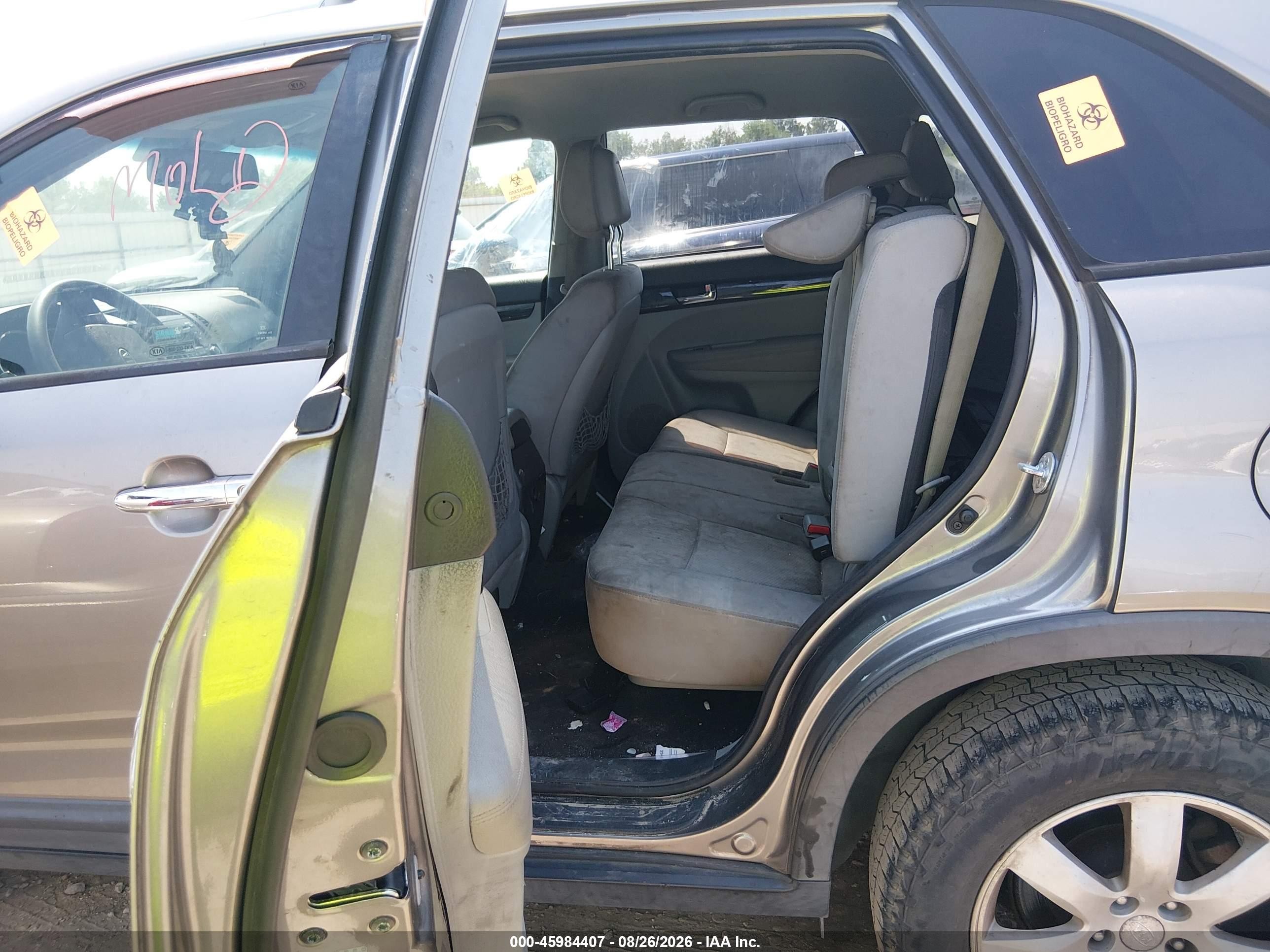 2011 Kia Sorento Lx Gray vin: 5XYKT3A12BG097238