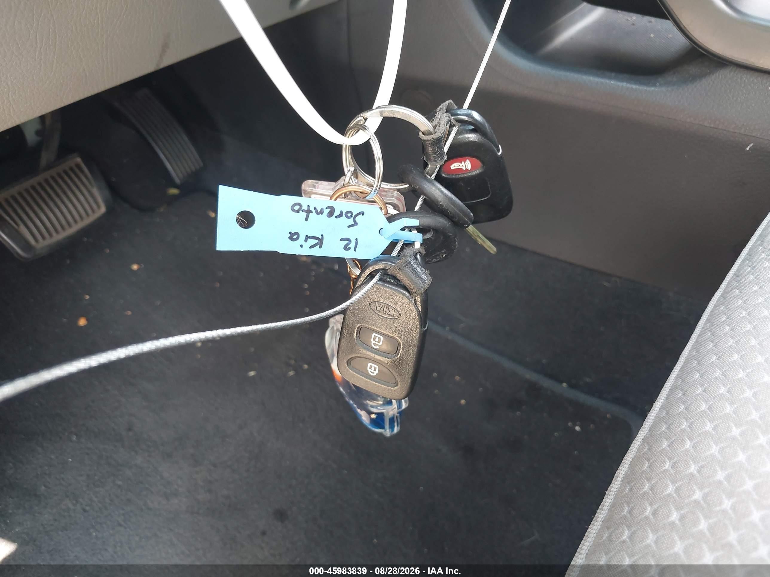 2012 Kia Sorento Lx Light Blue vin: 5XYKT3A12CG192870