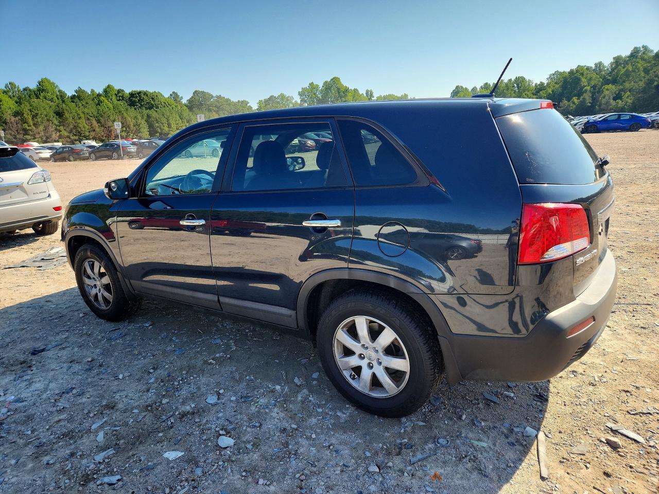 2012 Kia Sorento Lx Black vin: 5XYKT3A12CG292175