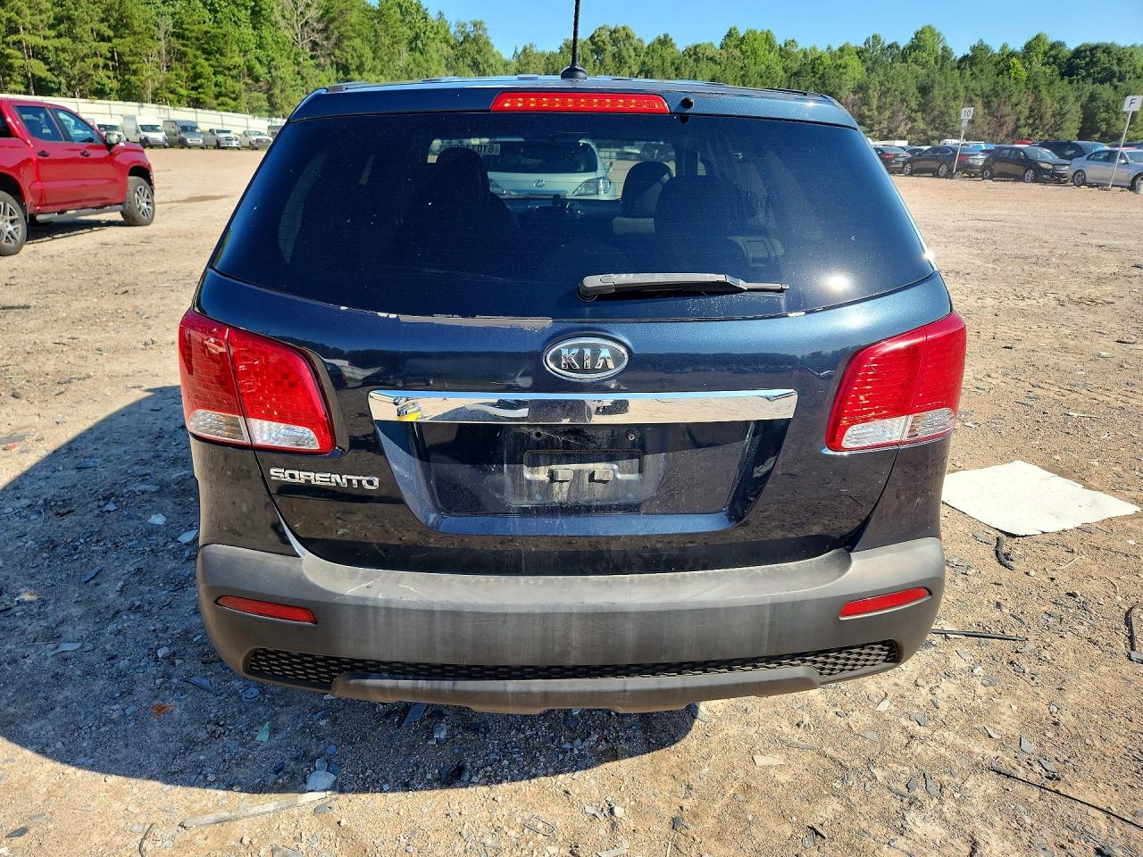 2012 Kia Sorento Lx Black vin: 5XYKT3A12CG292175