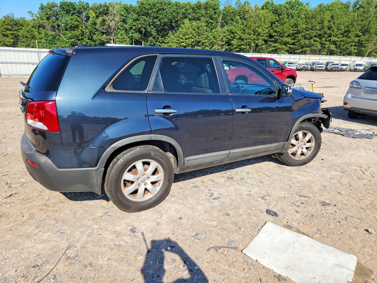 2012 Kia Sorento Lx Black vin: 5XYKT3A12CG292175