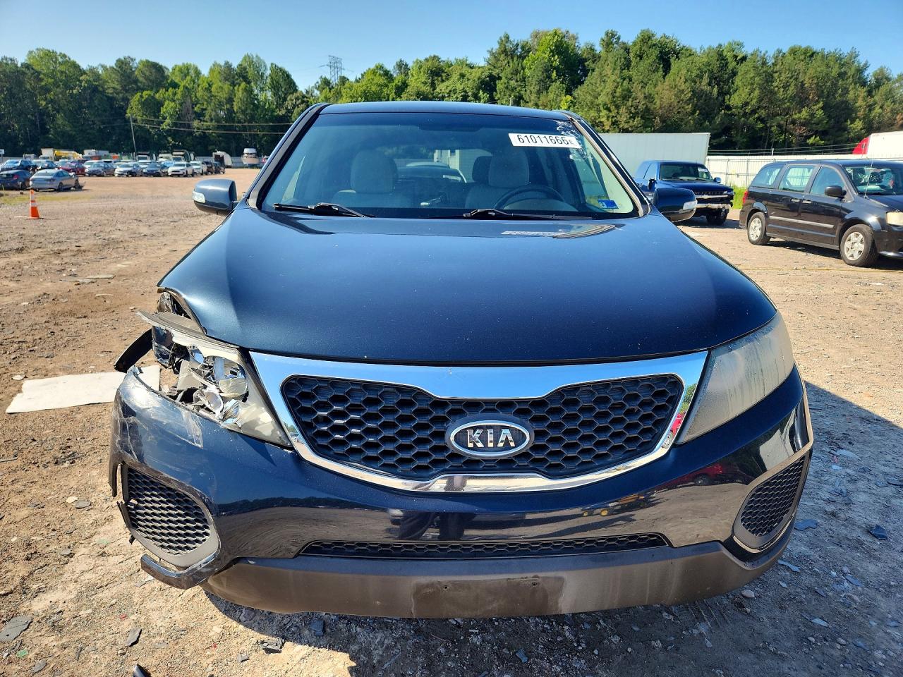 2012 Kia Sorento Lx Black vin: 5XYKT3A12CG292175