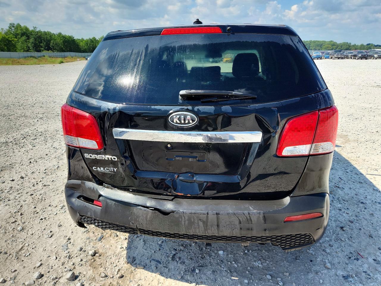 2012 Kia Sorento Lx Black vin: 5XYKT3A12CG307323