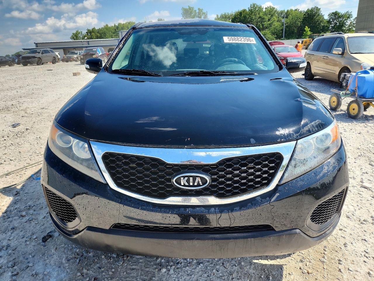 2012 Kia Sorento Lx Black vin: 5XYKT3A12CG307323