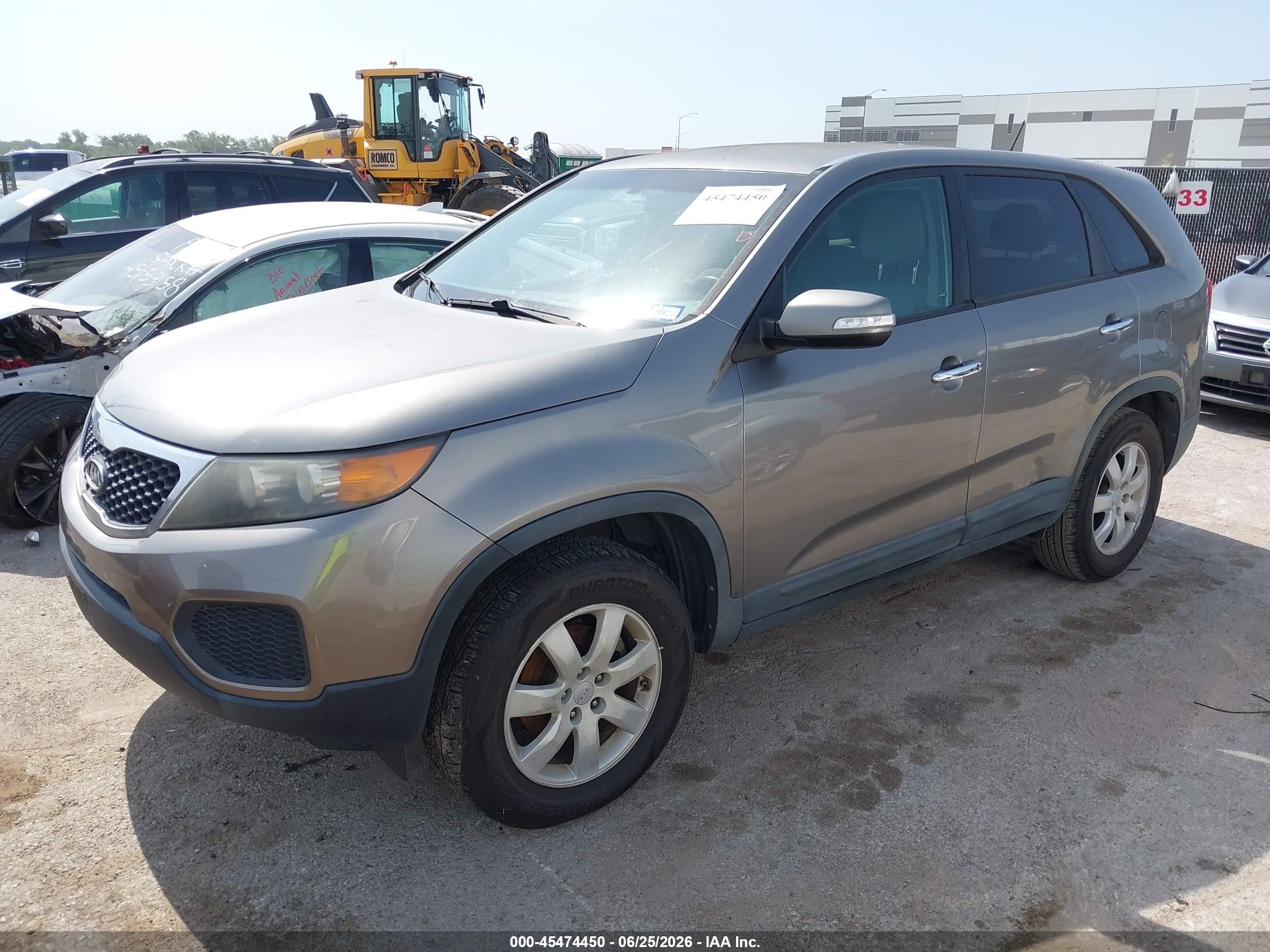 2011 Kia Sorento Lx Brown vin: 5XYKT3A13BG011693