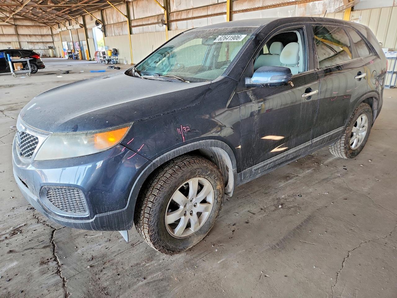 2012 Kia Sorento Lx Gray vin: 5XYKT3A13CG204055