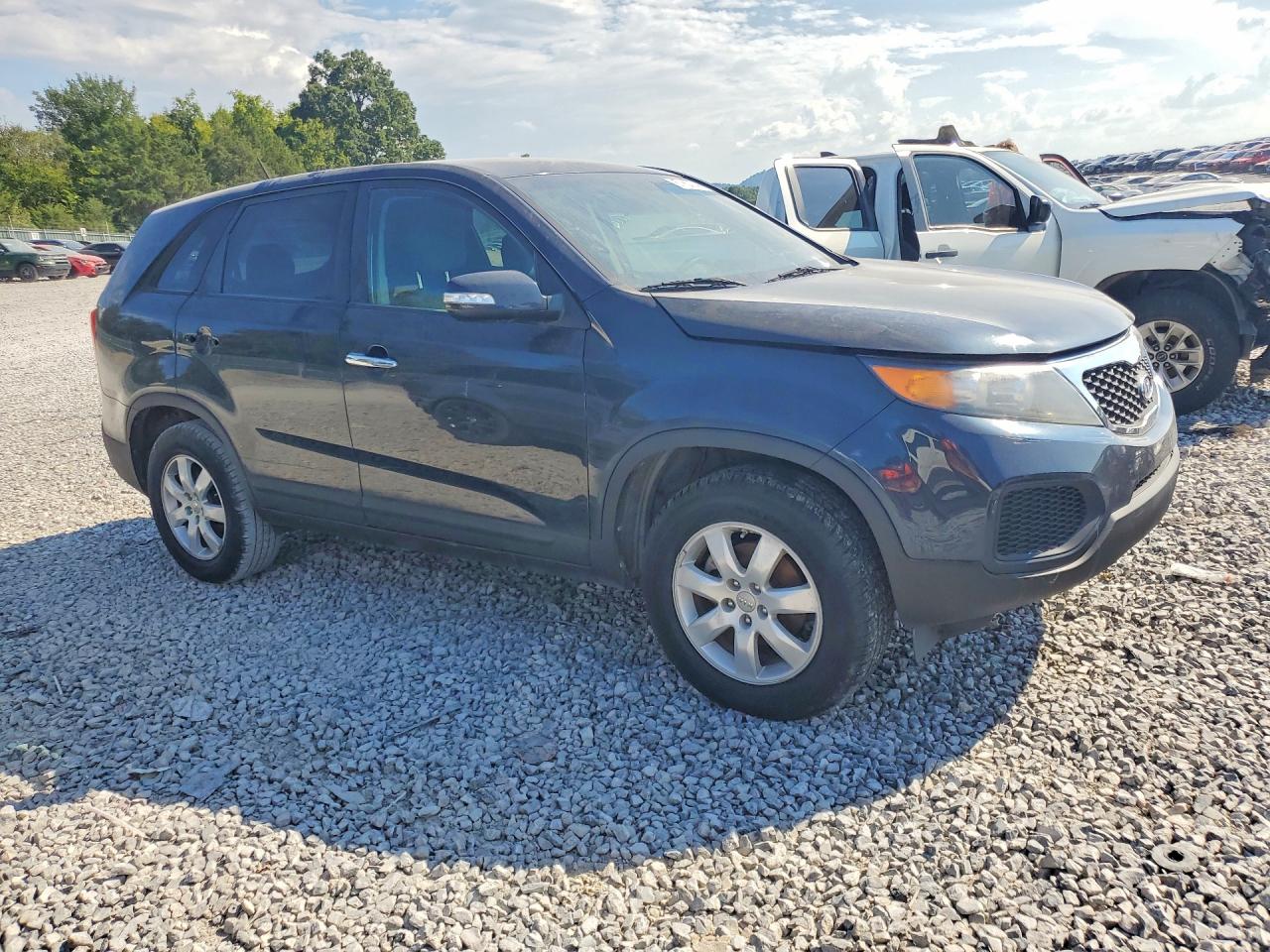 2013 Kia Sorento Lx Blue vin: 5XYKT3A13DG359710
