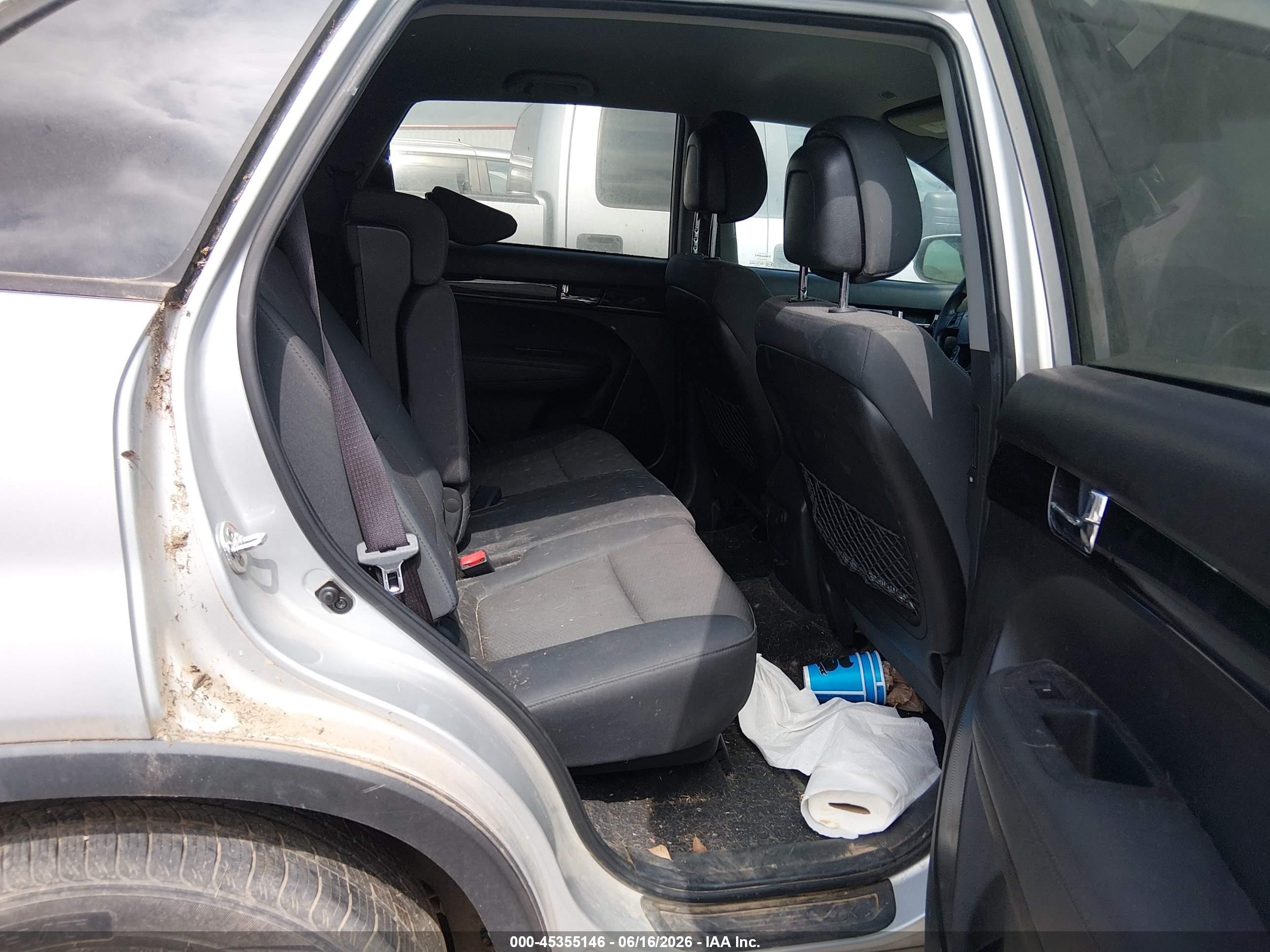 2013 Kia Sorento Lx Gray vin: 5XYKT3A13DG389662