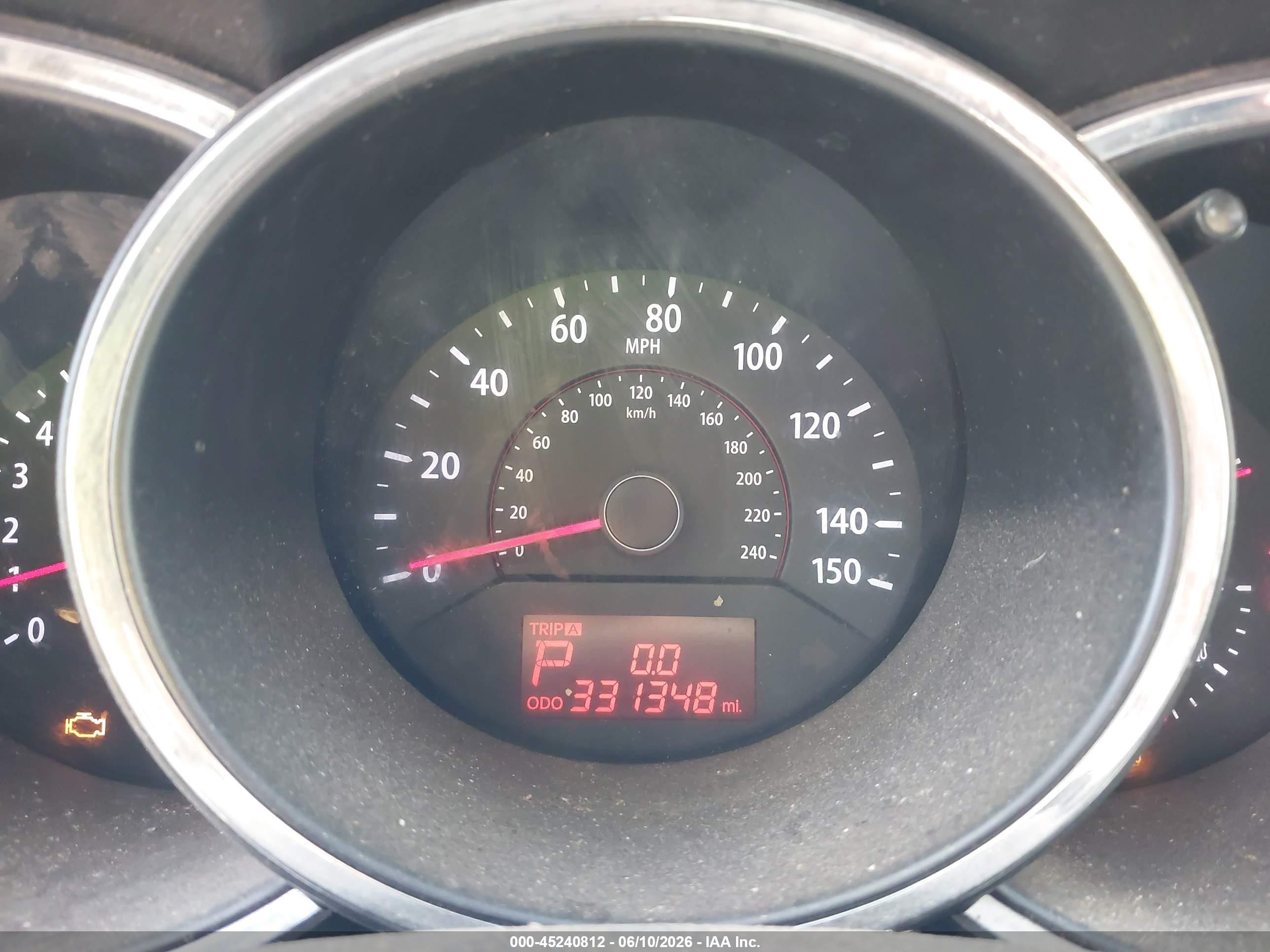 2013 Kia Sorento Lx White vin: 5XYKT3A13DG406413