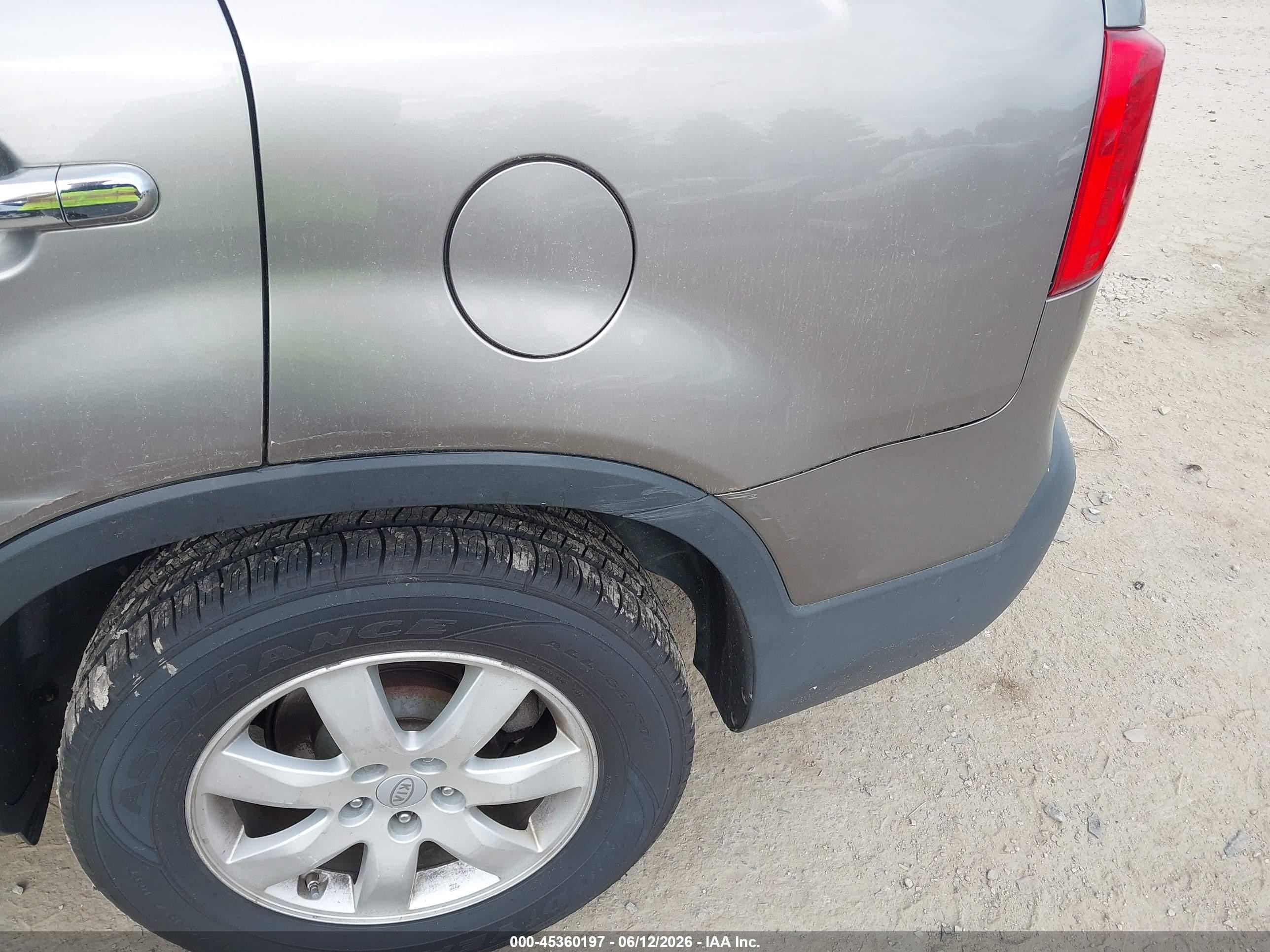 2011 Kia Sorento Lx Gray vin: 5XYKT3A14BG020533