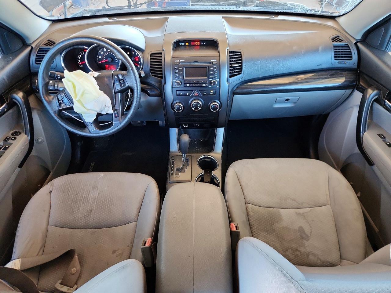 2012 Kia Sorento Lx Charcoal vin: 5XYKT3A14CG197150