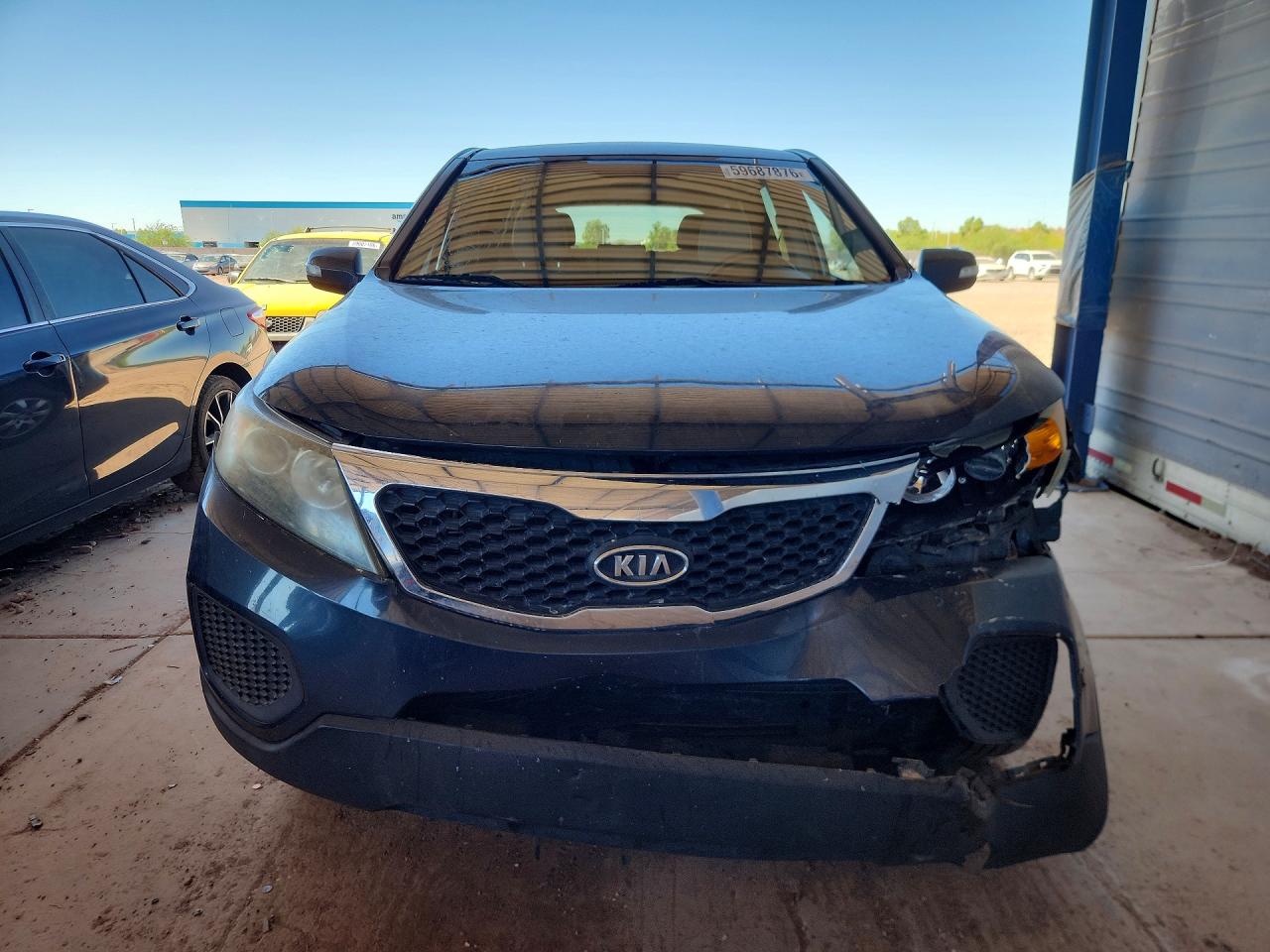 2012 Kia Sorento Lx Charcoal vin: 5XYKT3A14CG197150