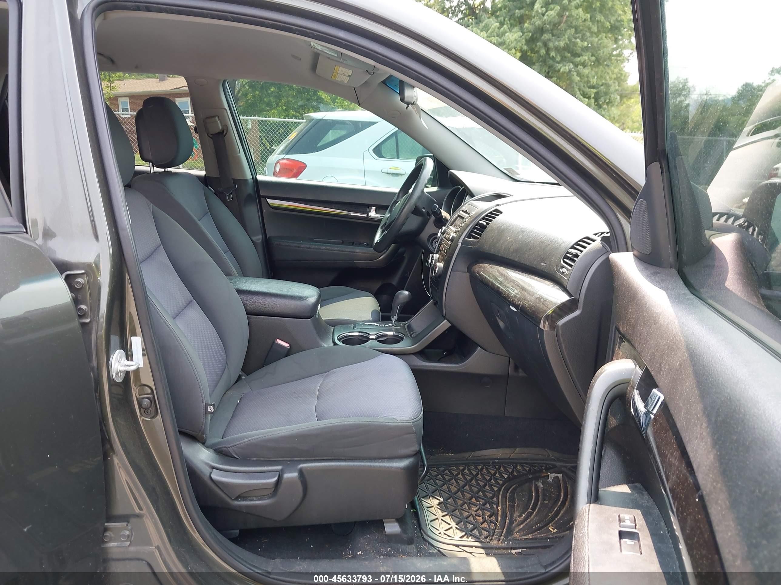 2013 Kia Sorento Lx Green vin: 5XYKT3A14DG332709