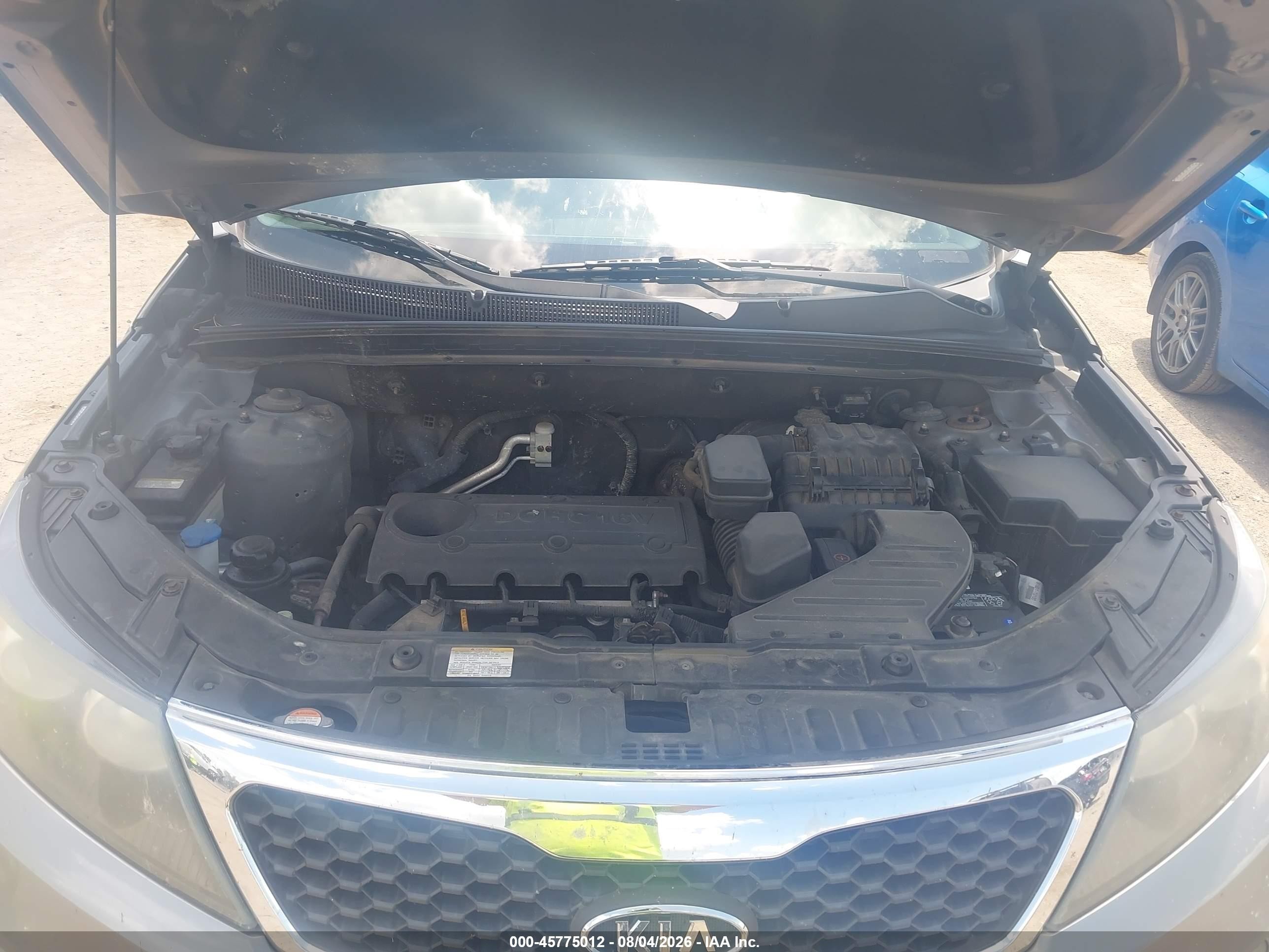 2011 Kia Sorento Lx Серый vin: 5XYKT3A15BG025563