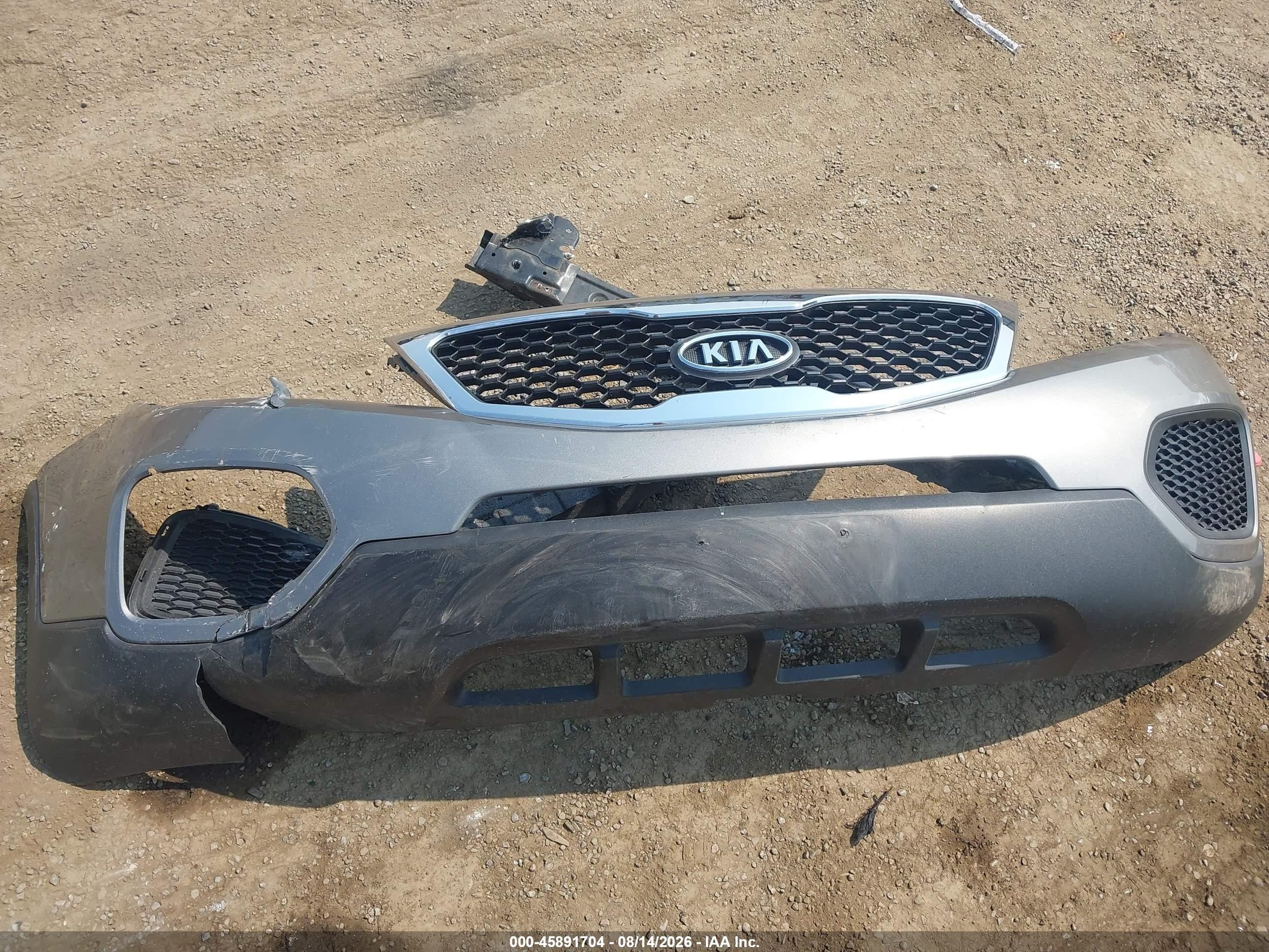 2013 Kia Sorento Lx Gray vin: 5XYKT3A15DG355786