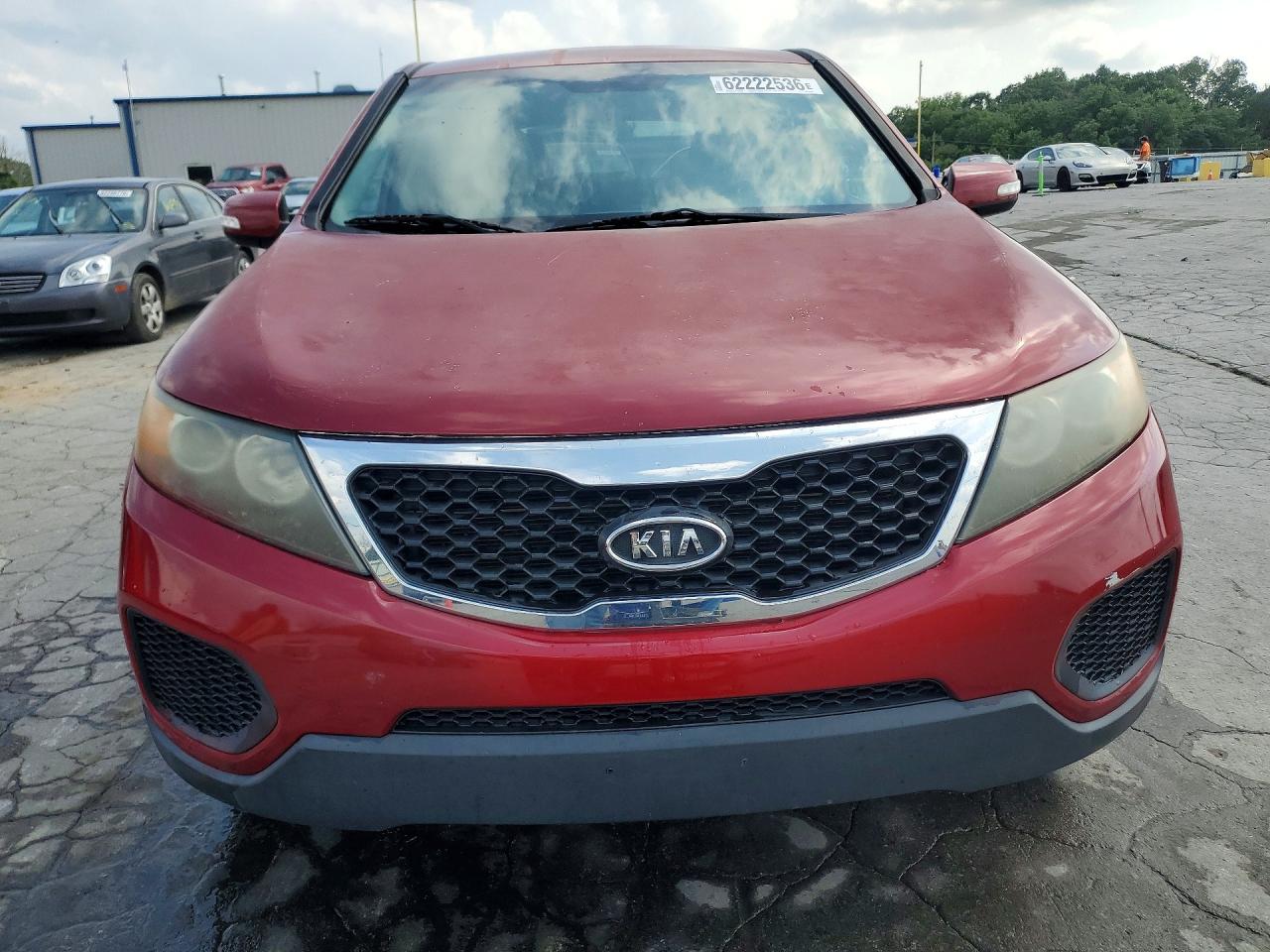 2011 Kia Sorento Lx Red vin: 5XYKT3A16BG039486