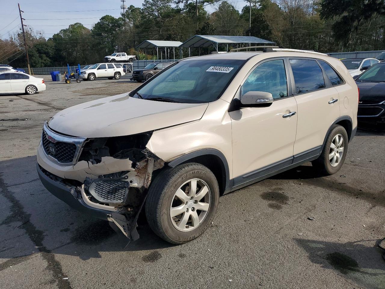 2011 Kia Sorento Lx Tan vin: 5XYKT3A16BG045482
