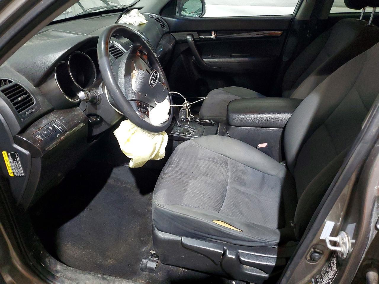 2012 Kia Sorento Lx Gray vin: 5XYKT3A16CG203790