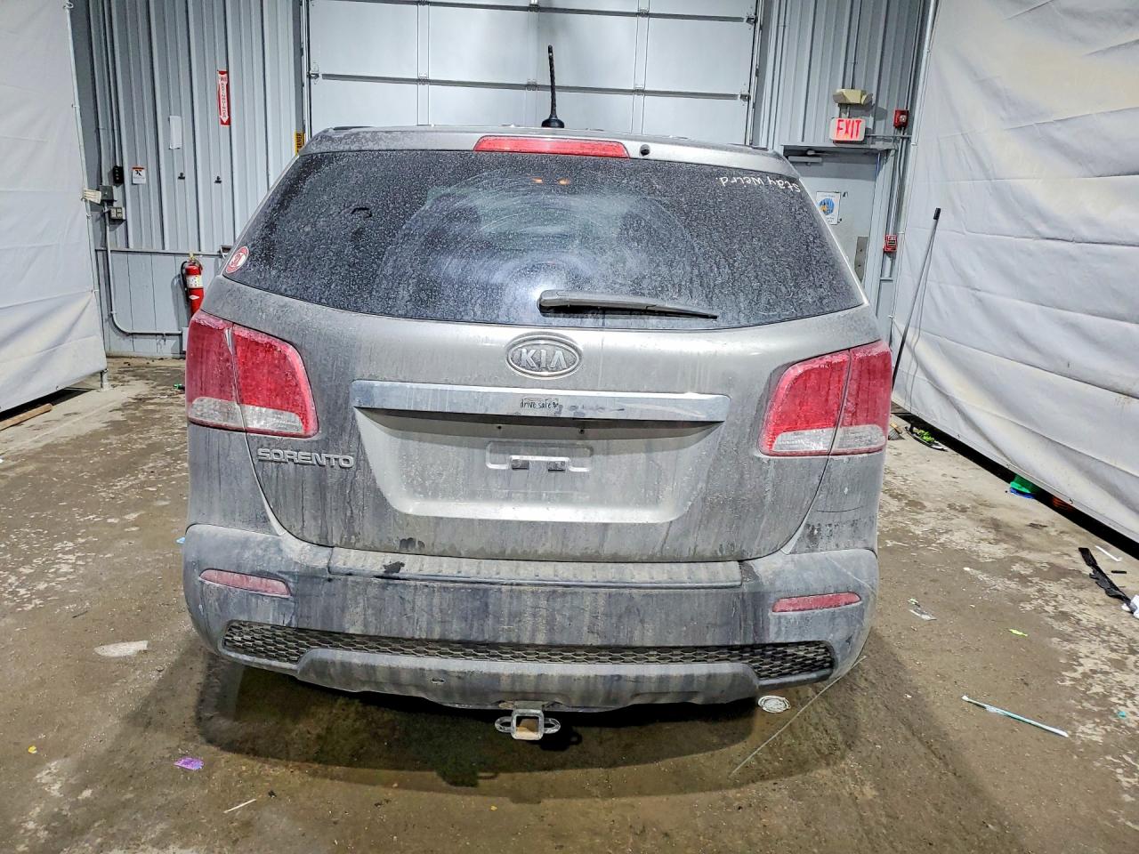 2012 Kia Sorento Lx Gray vin: 5XYKT3A16CG203790
