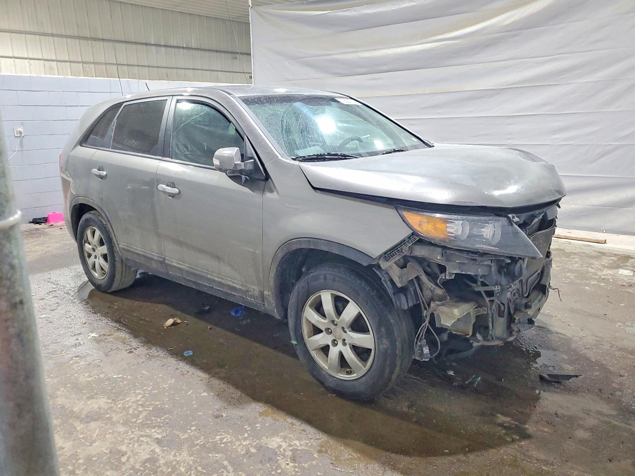 2012 Kia Sorento Lx Gray vin: 5XYKT3A16CG203790