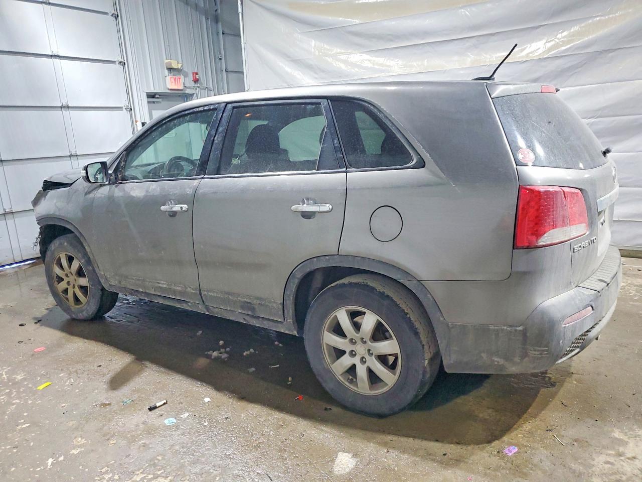 2012 Kia Sorento Lx Gray vin: 5XYKT3A16CG203790