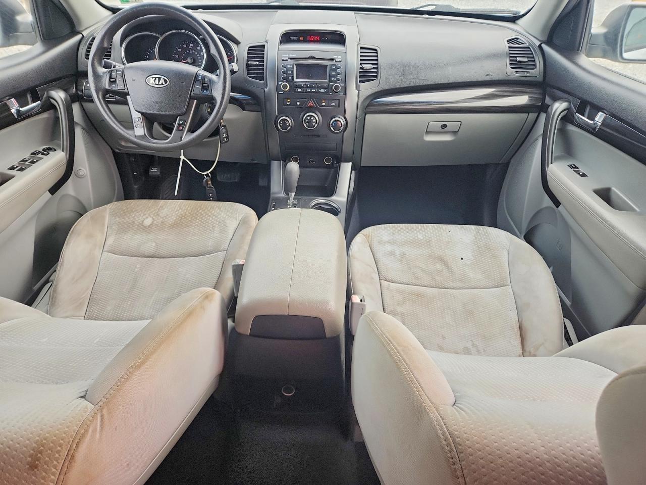 2012 Kia Sorento Lx Silver vin: 5XYKT3A16CG272365