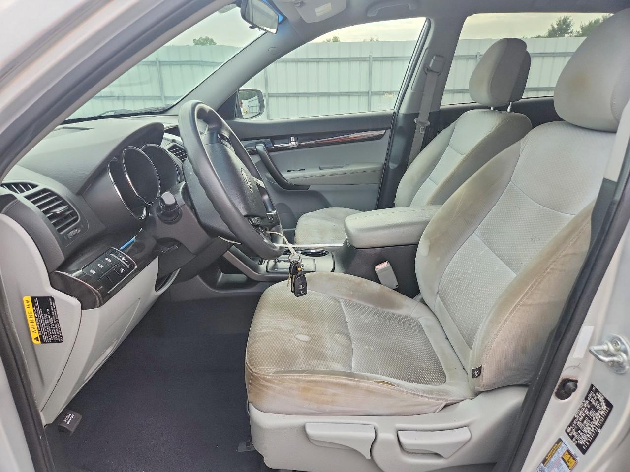 2012 Kia Sorento Lx Silver vin: 5XYKT3A16CG272365