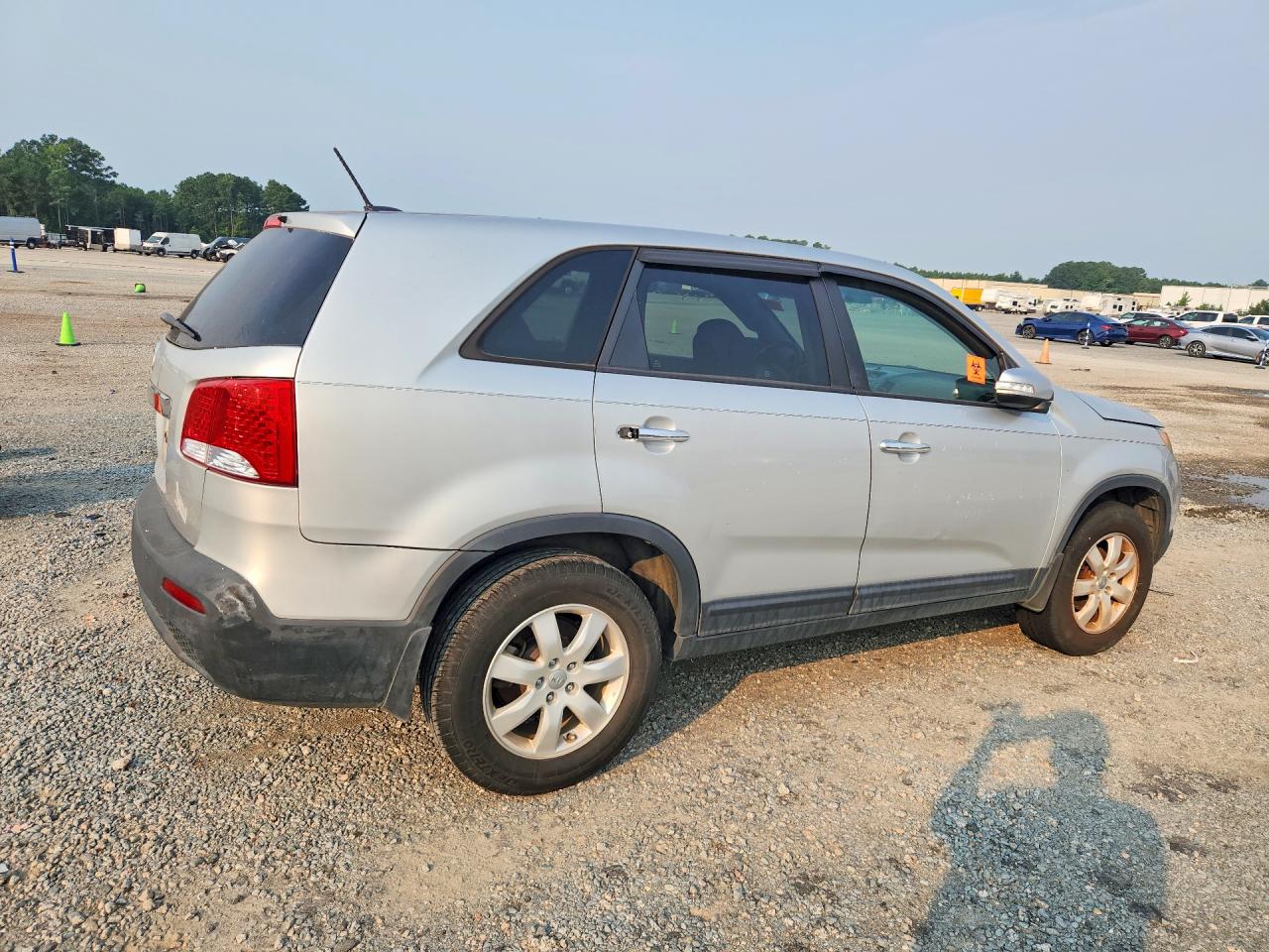2012 Kia Sorento Lx Silver vin: 5XYKT3A16CG276545