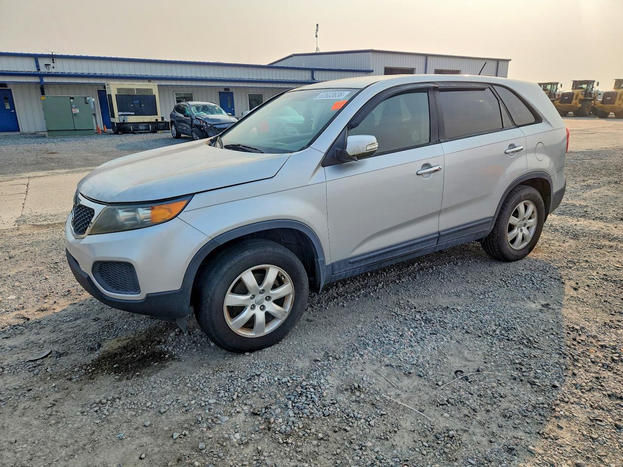 2012 Kia Sorento Lx Silver vin: 5XYKT3A16CG276545