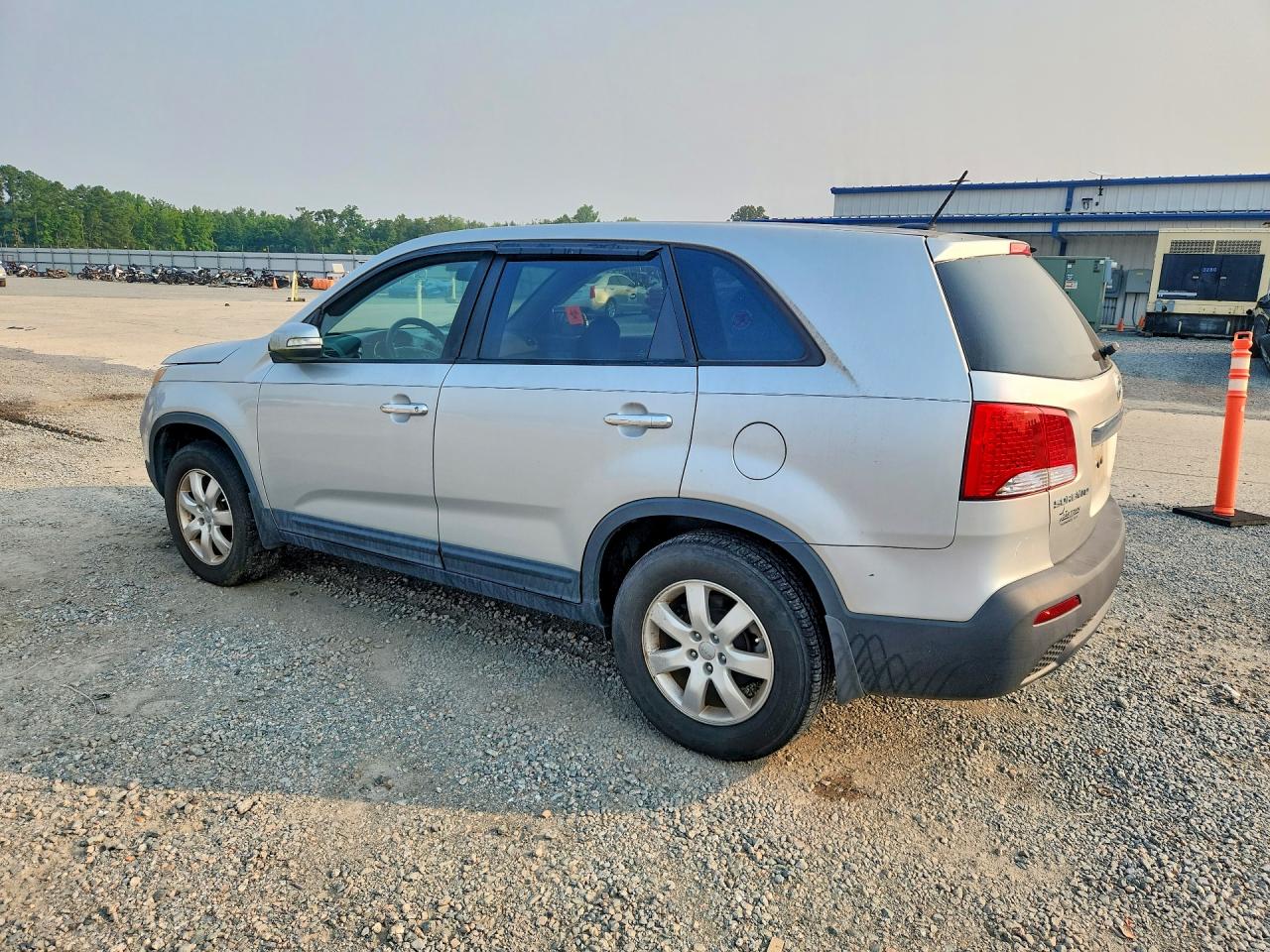 2012 Kia Sorento Lx Silver vin: 5XYKT3A16CG276545