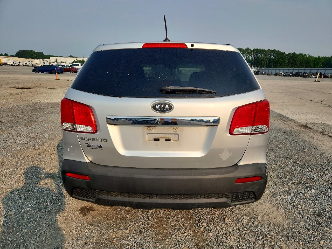 2012 Kia Sorento Lx Silver vin: 5XYKT3A16CG276545