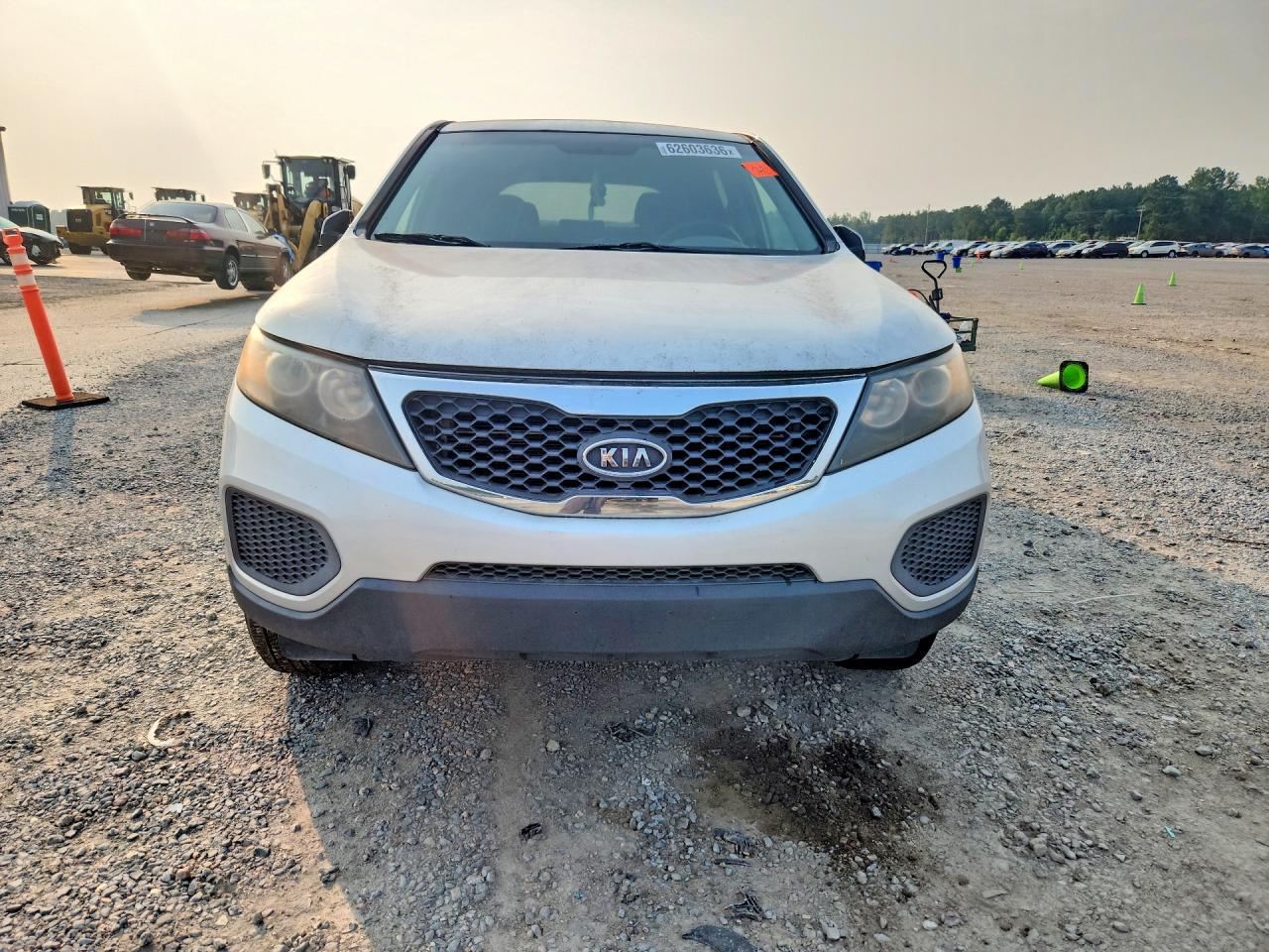 2012 Kia Sorento Lx Silver vin: 5XYKT3A16CG276545