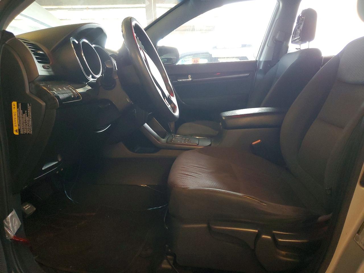2012 Kia Sorento Lx Silver vin: 5XYKT3A16CG277419