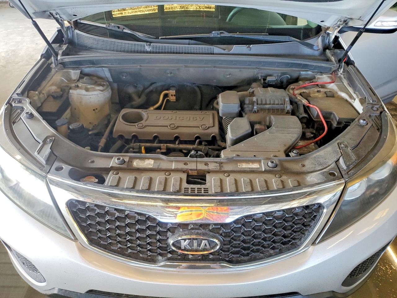 2012 Kia Sorento Lx Silver vin: 5XYKT3A16CG277419
