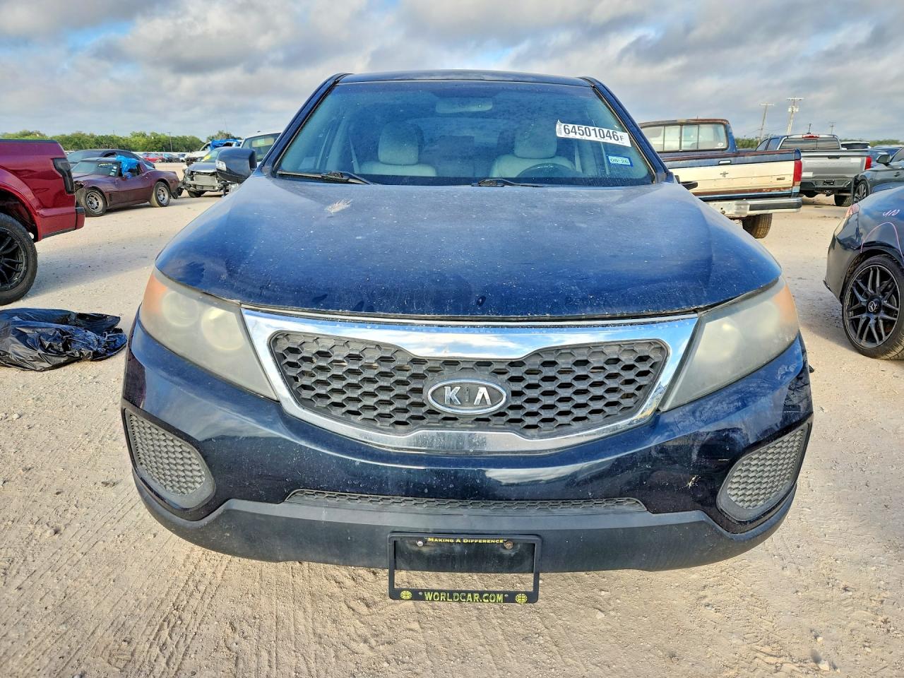 2013 Kia Sorento Lx Black vin: 5XYKT3A16DG378090