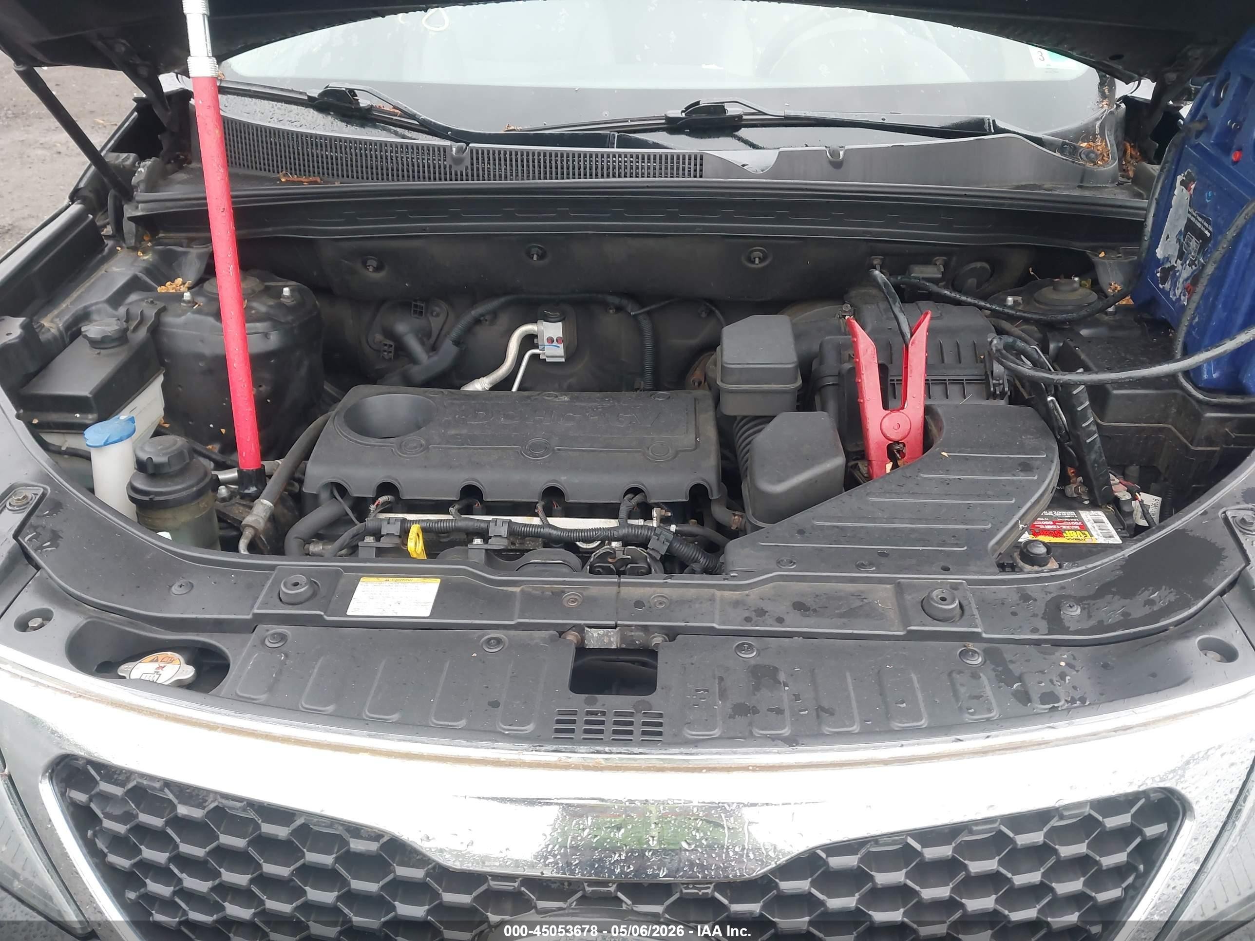 2013 Kia Sorento Lx Черный vin: 5XYKT3A16DG416479