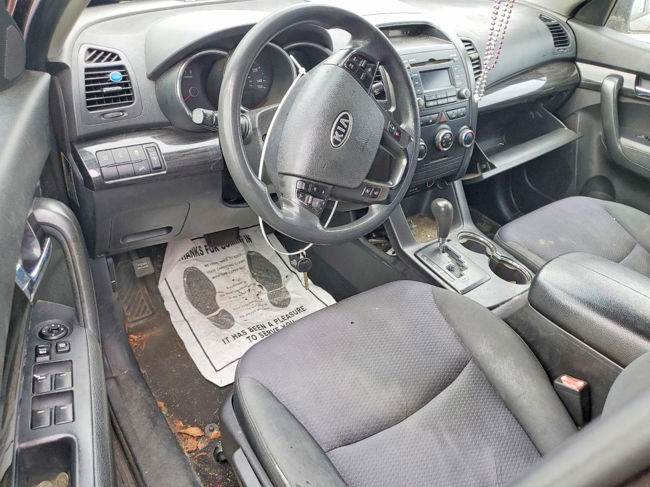 2011 Kia Sorento Lx Бордовый vin: 5XYKT3A17BG005461