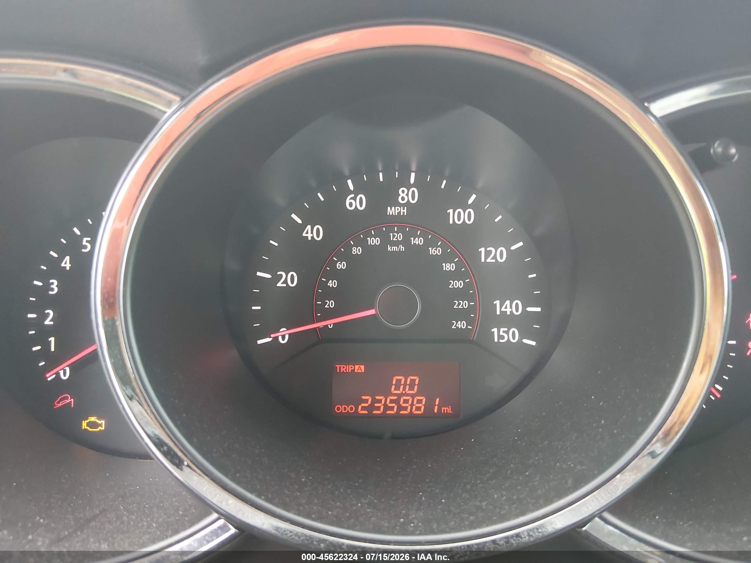 2011 Kia Sorento   Blue vin: 5XYKT3A17BG149432
