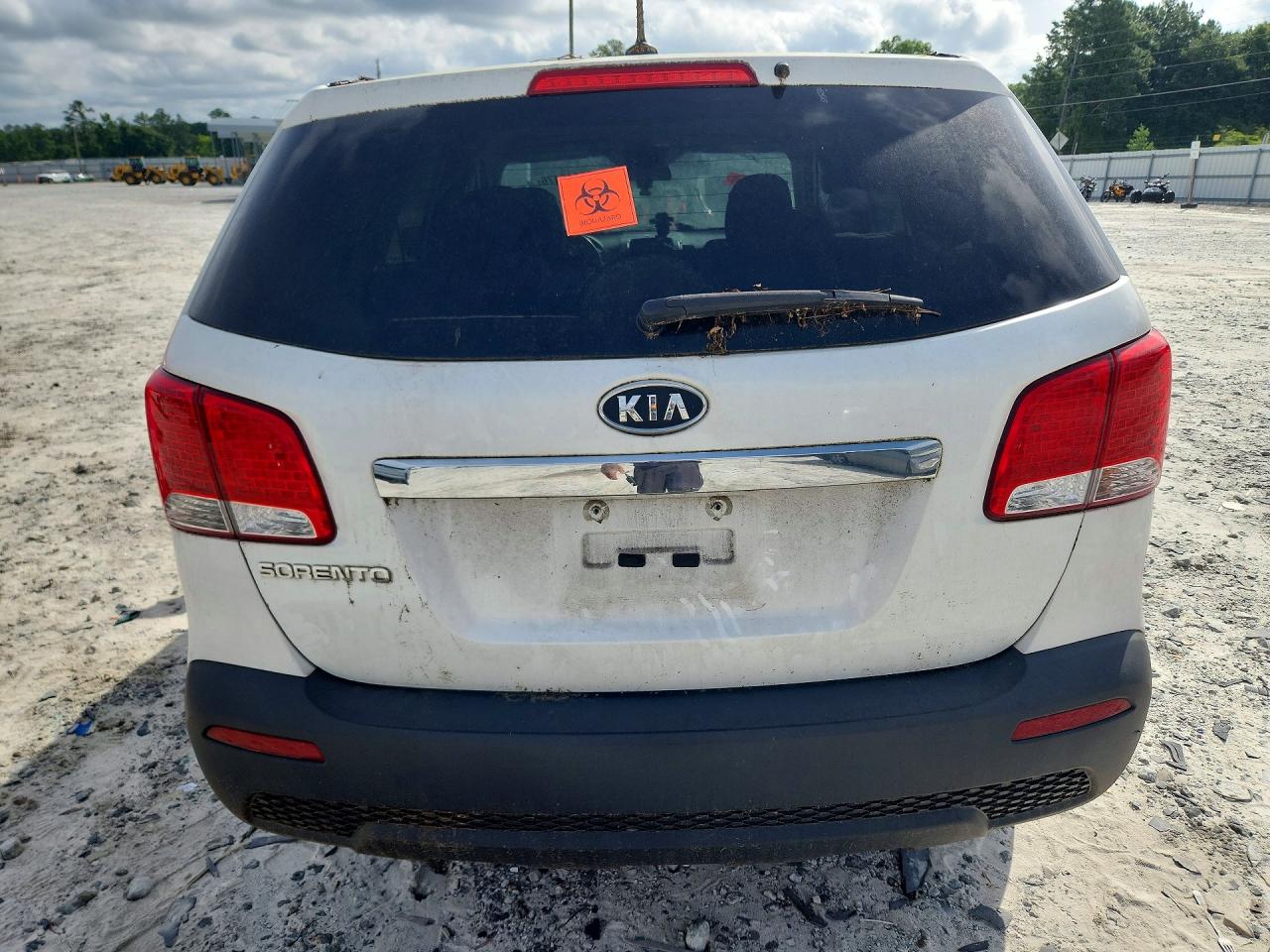 2012 Kia Sorento Lx Белый vin: 5XYKT3A17CG240248