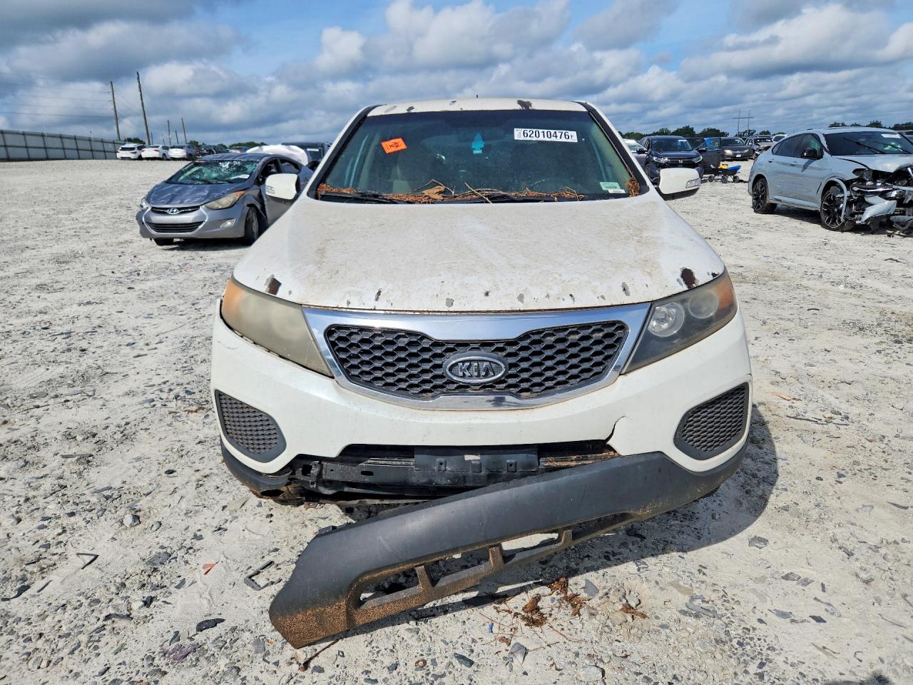 2012 Kia Sorento Lx Белый vin: 5XYKT3A17CG240248