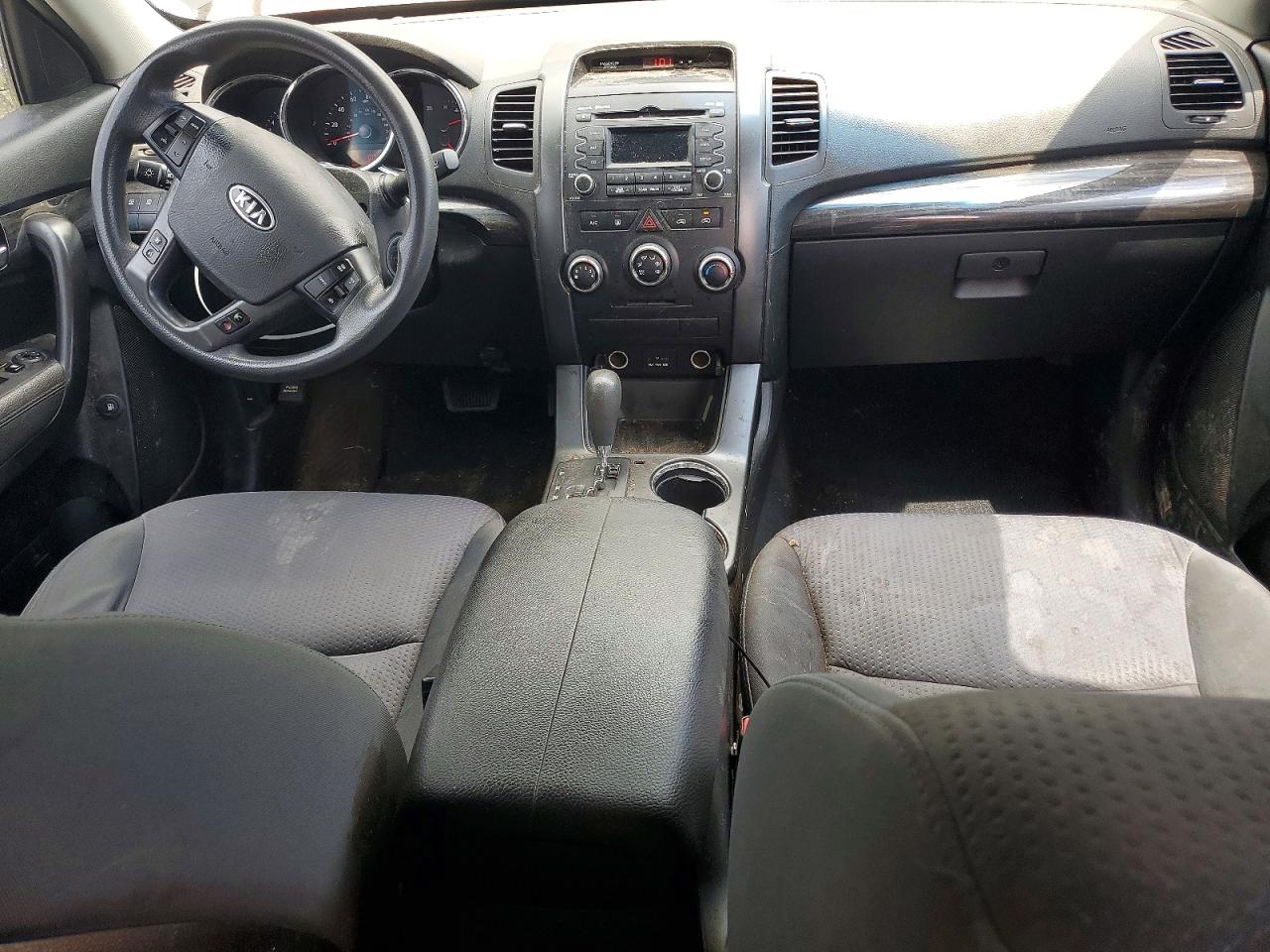 2012 Kia Sorento Lx Black vin: 5XYKT3A17CG242095